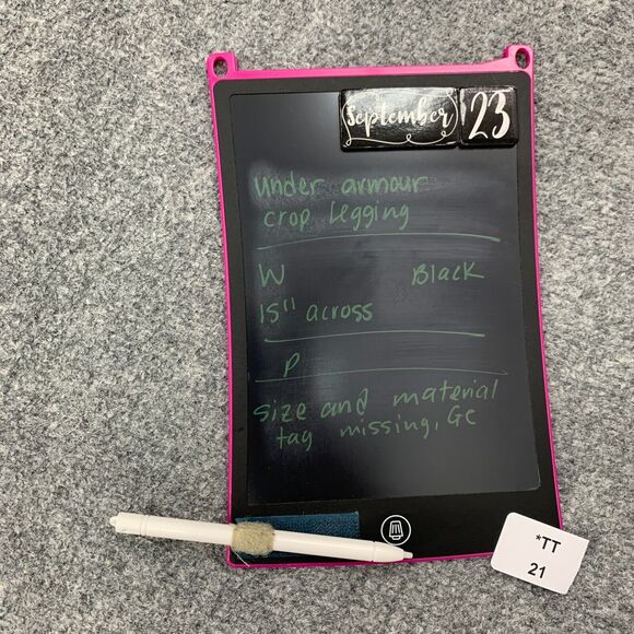 Under Armour Legging Womens L Large Snakeskin Panel Cropped Mid Rise Stretch - Picture 9 of 10